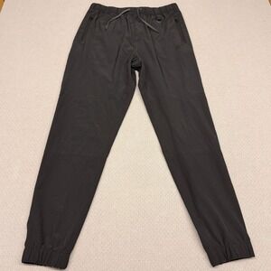 Flag Nor Fail Pants Mens L Black Nylon Joggers Drawstring Activewear Sports